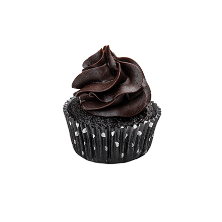 Boston cream cupcake