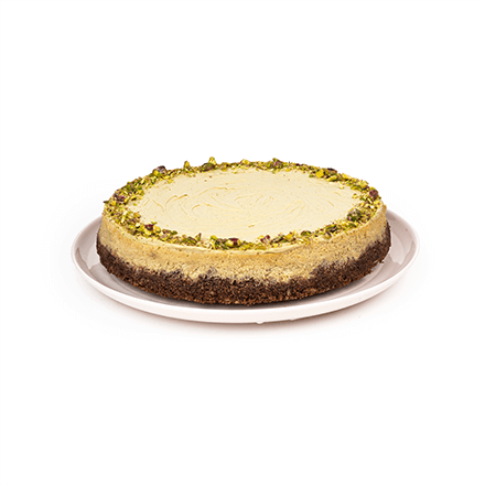 Cheesecake ze sicilských pistácií Feudo San Biagio, Bronte