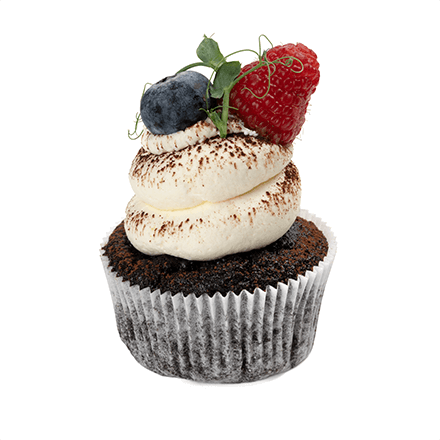 Chocolate mascarpone cupcake