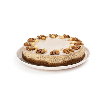 Čtyři druhy ořechů cheesecake