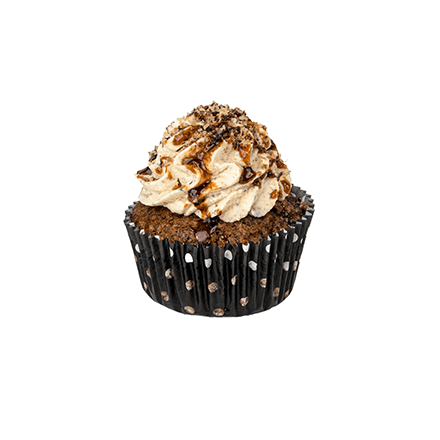 Vlašský ořech & karamel cupcake