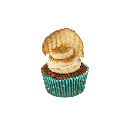 Jablečný cupcake s mascarpone