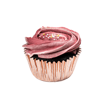 Květinkový cupcake