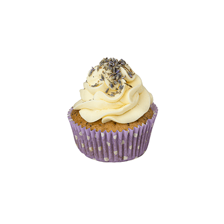 Levandulový cupcake