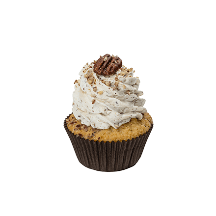 Javorový sirup & pekanové ořechy cupcake