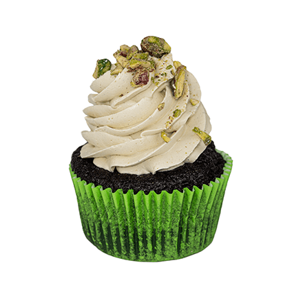 Pistáciový cupcake