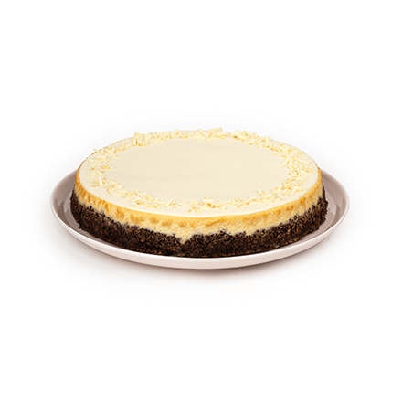 White chocolate cheesecake